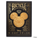 Bicycle Disney Disney Mickey Mouse fekete és arany játékkártyák 