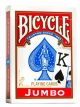 Játékkártyák Bicycle póker jumbo piros